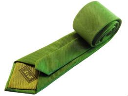 corbata verde bosque